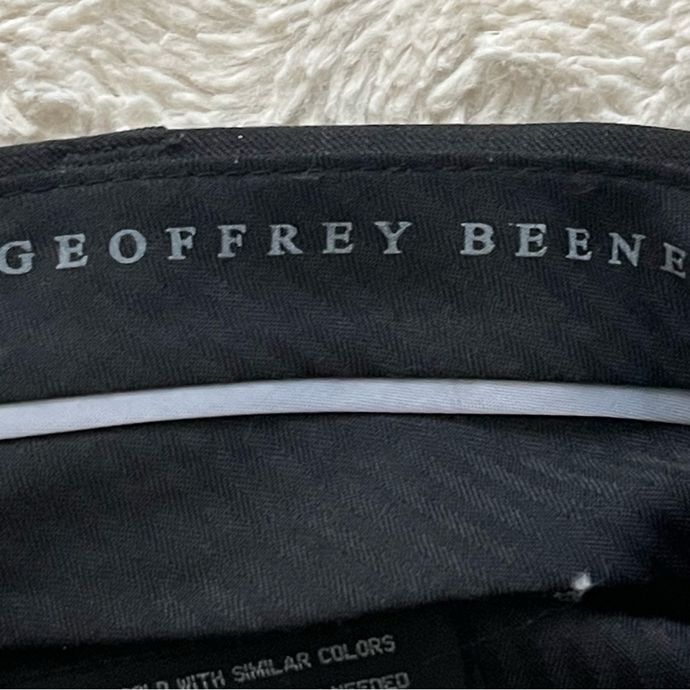 Geoffrey Beene Black Chinos